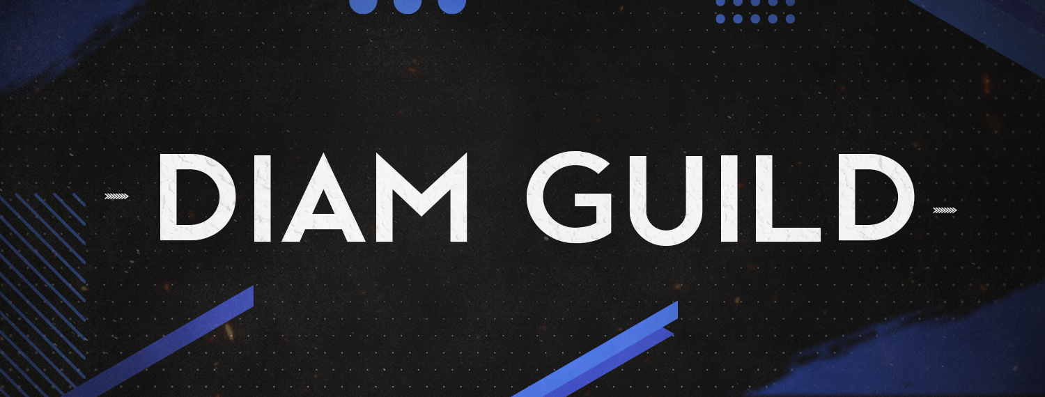 DIAM Guild logo showcasing the blockchain-based bounty platform by Diamante Blockchain, designed for creative community engagement and rewarding participants.